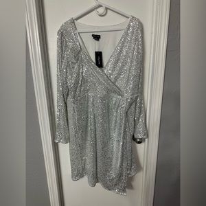 City chic sparkle dress